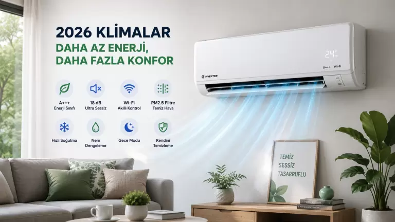 2026’nin En İyi Klimaları: Tasarruflu, Sessiz ve Akıllı Modeller Rehberi
