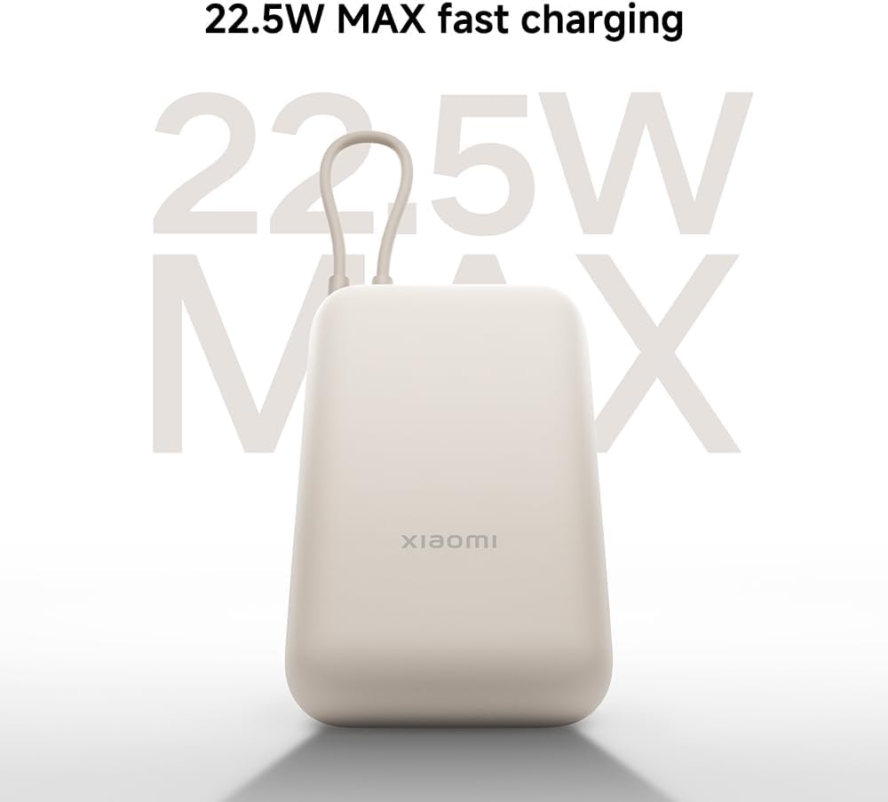 Power Bank 10000mAh (Entegre Kablo) 22.5W