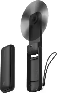 İnce Taşınabilir Fan, İnce Elde Taşınabilir Fan, USB Şarj Edilebilir Mini Kişisel, Seyahat için Akülü Küçük Katlanabilir Cep