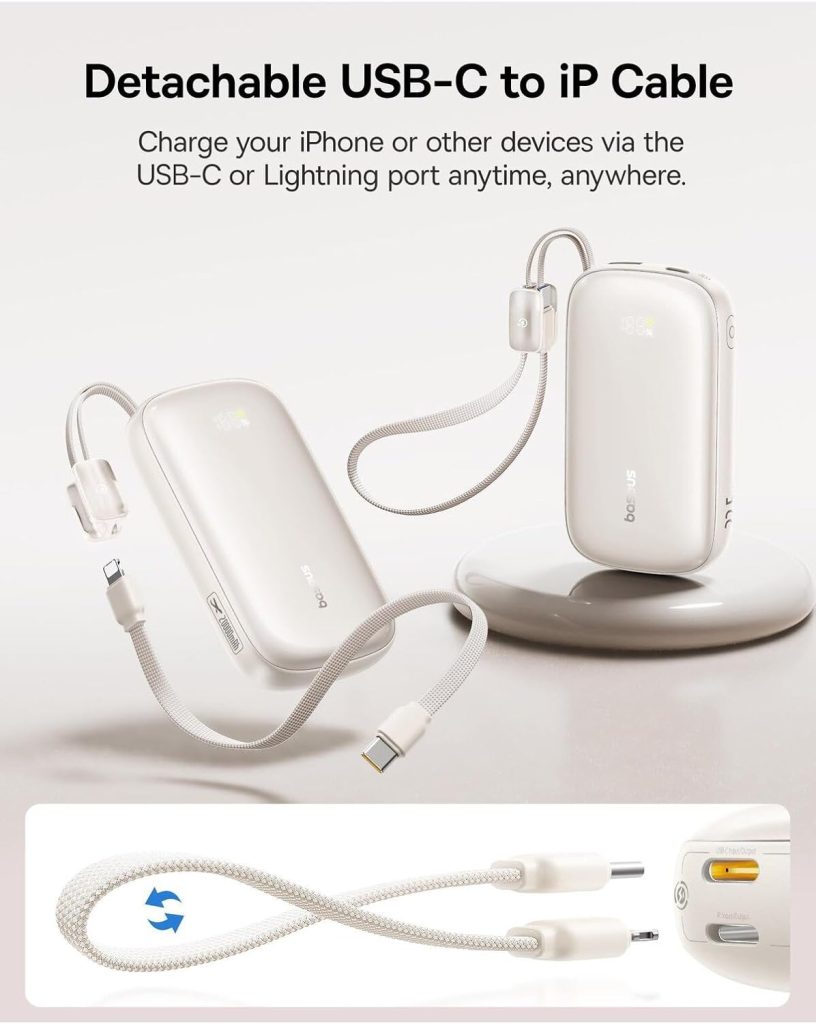 EnerFill FC21 QPow3 Ultra Dijital Göstergeli Powerbank 20.000 mAh 22.5W - Titanyum