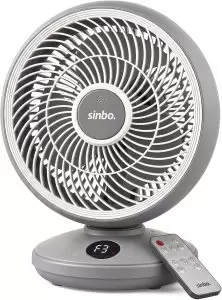 SF-7702 Sessiz Masaüstü Vantilatör | Kumandalı Mini Fan | Otomatik Salınımlı Aroma Hazneli