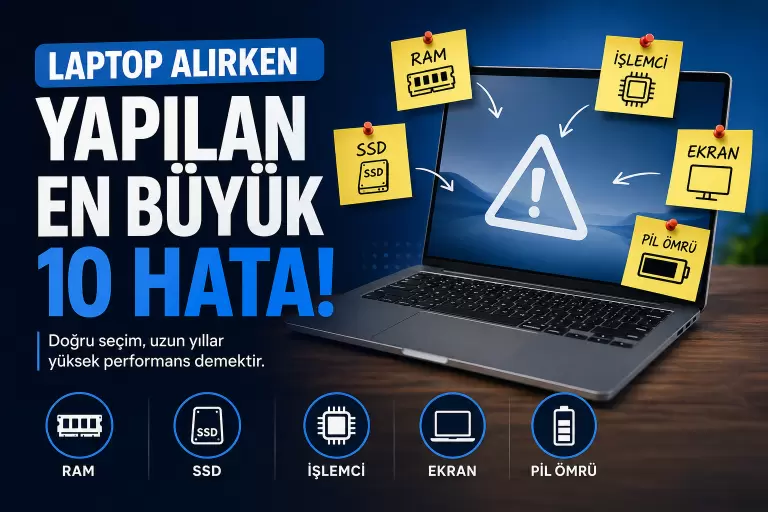 Laptop Alırken Yapılan En Büyük 10 Hata