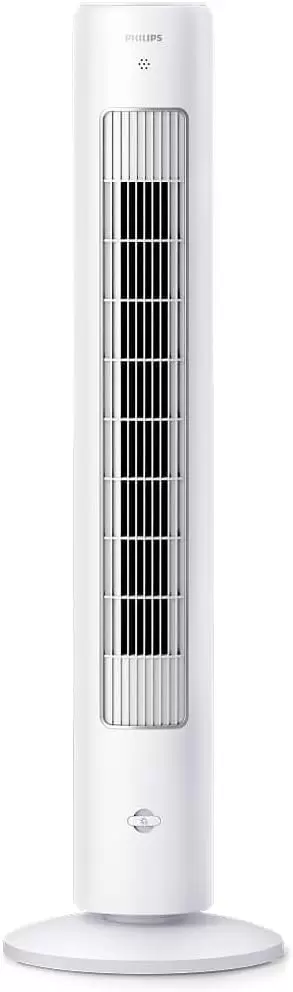 Kule Tipi Fan 5000 Serisi, 105 cm ince tasarım, Uzaktan kumanda, Zamanlayıcı, 3 Hız, 3 Mod, 40W, Güçlü Ama Sessiz Hava Akışı, Aromaterapi İçin Uygun, Beyaz, CX5535/00