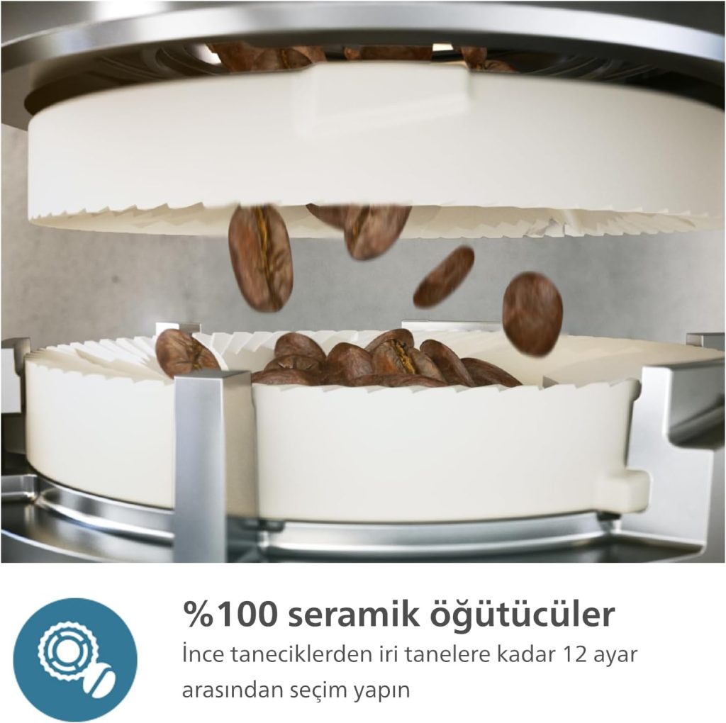 Philips 5500 Serisi LatteGo Tam Otomatik Espresso Makinesi 20 Sıcak ve Soğuk İçecek, Renkli Dokunmatik Ekran, Beyaz Roze Renk, QuickStart, SilentBrew Teknolojisi (EP5543/80)