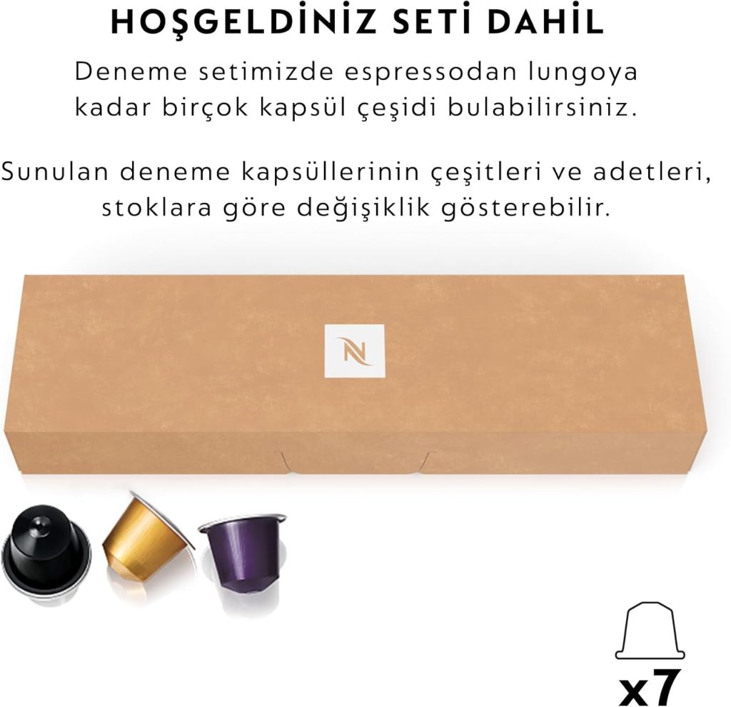 Nespresso D40 Inissia Kapsüllü Kahve Makinesi, Siyah [Enerji Sınıfı A+]