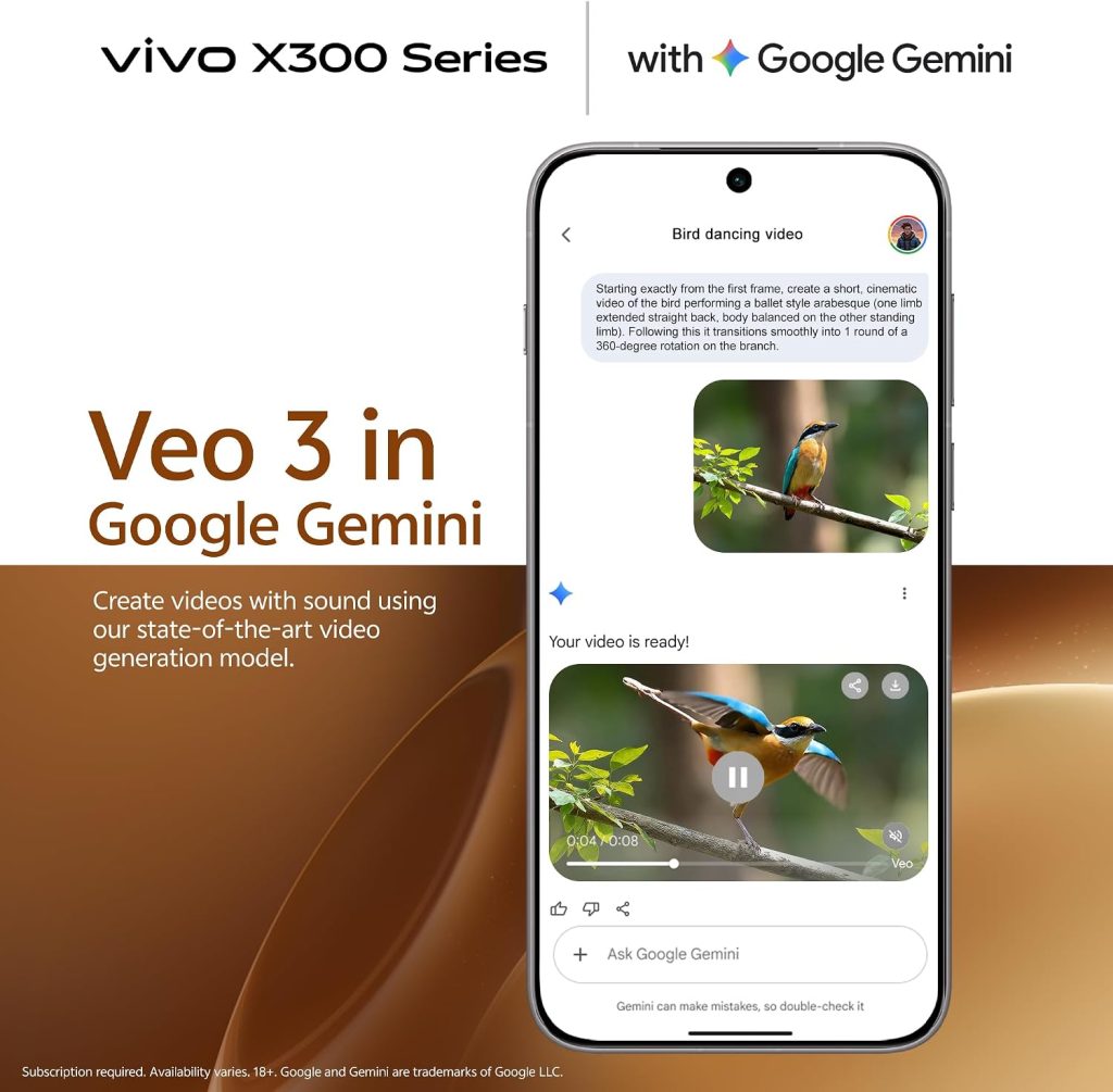 vivo X300 Pro 5G (Elit Siyah, 16GB RAM, 512GB Depolama) Ücretsiz EMI/Ek Değişim Teklifleri ile
