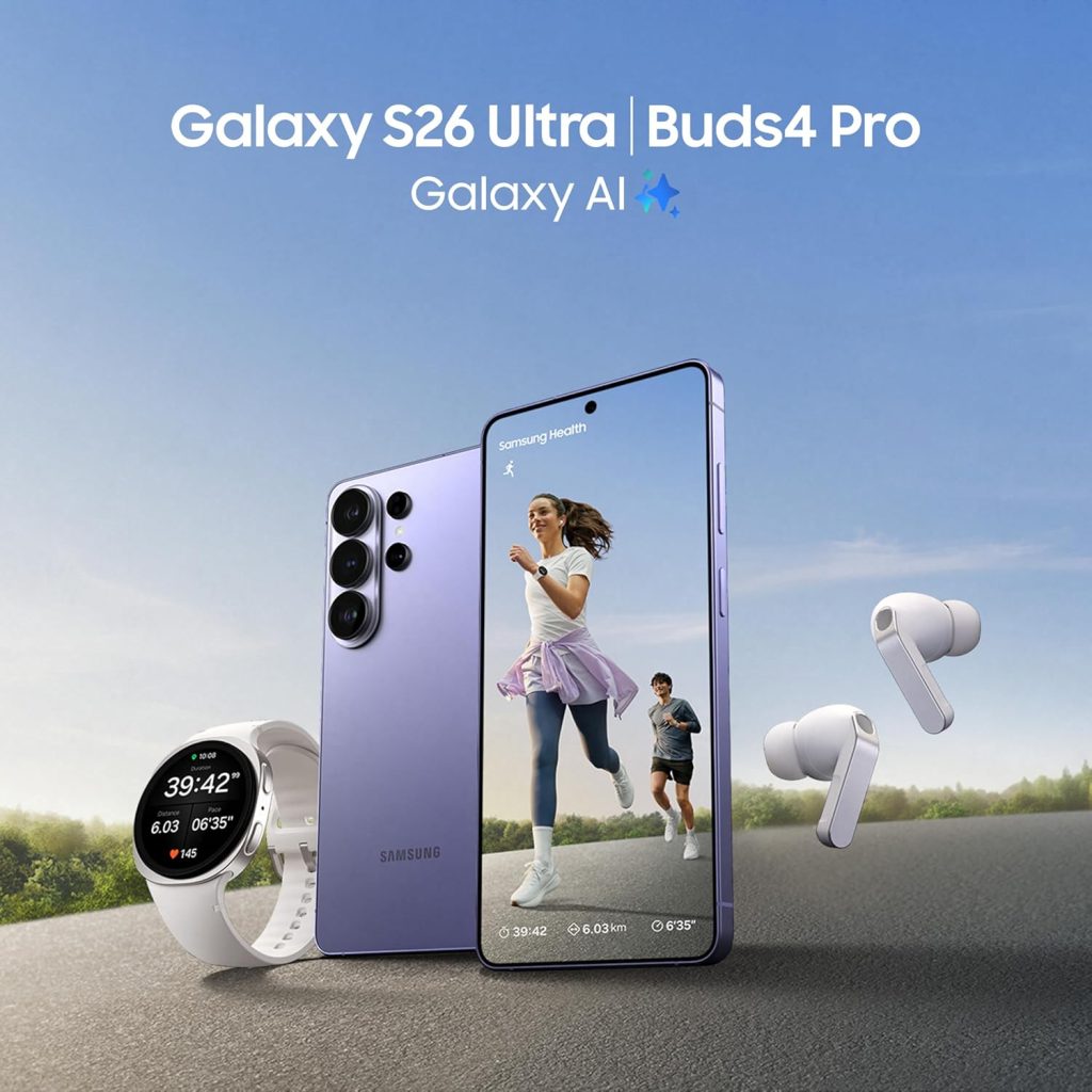 Samsung Galaxy S26 Ultra Siyah, 256GB Depolama, Yapay Zeka Telefonu, 12GB Bellek, Özelleştirilmiş AP, Yerleşik Gizlilik Ekranı, Photo Assist, 200MP Kamera, 5000mAh Pil