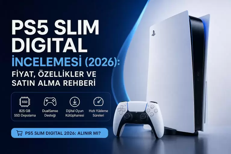 PS5 Slim Digital İnceleme 2026: Fiyat, Özellikler ve Alınır mı?