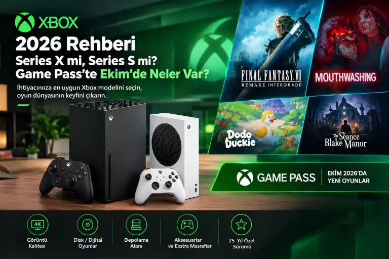 Xbox 2026 Rehberi: Series X mi, Series S mi? Game Pass’te Ekim’de Neler Var?